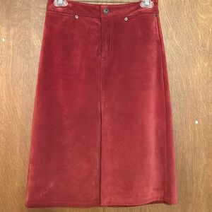 New( no tag) suede skirt